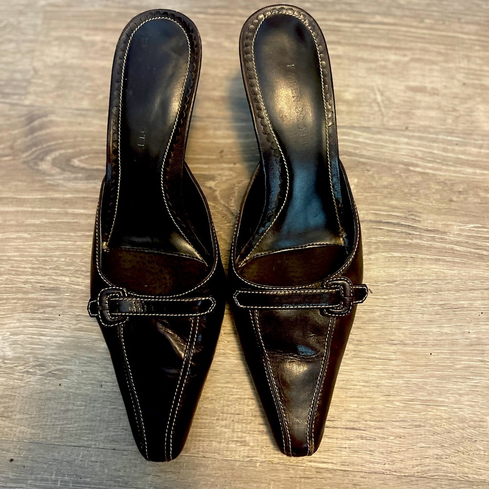Karen Scott slide dark brown size 6.5